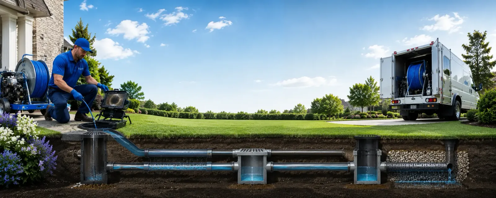 Outdoor drain cleaning information for Zieglerville, PA